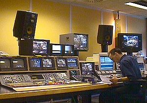 High end linear editing suite, 1999.